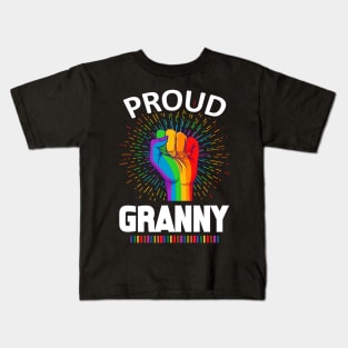 Proud Granny Gay Lgbt Kids T-Shirt